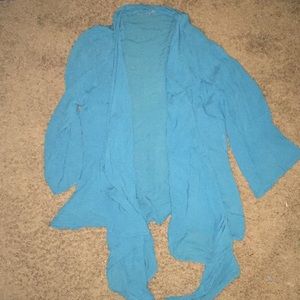 Blue cardigan